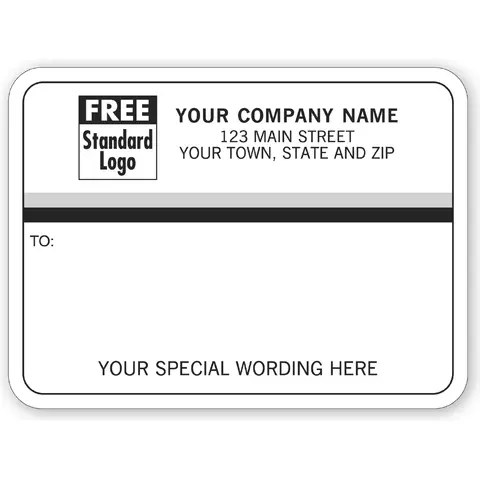 R70 - Mailing Label Rolls, Black & White