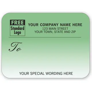 R1701 - Mailing Label Rolls, Aqua