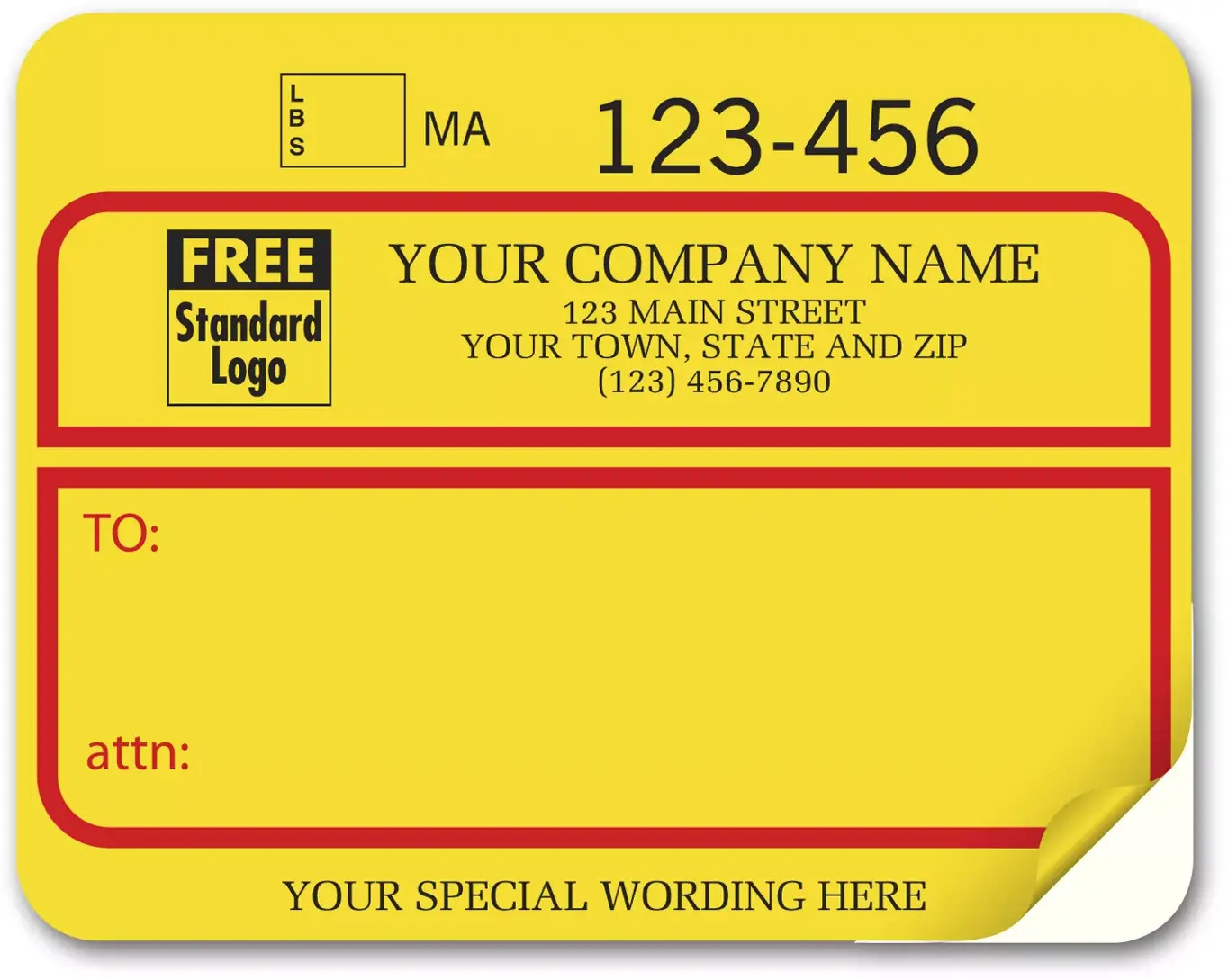 Padded UPS Shipping Labels