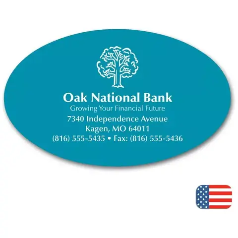 108859 - Custom Printed Oval Magnets