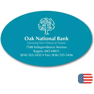 108859 - Custom Printed Oval Magnets