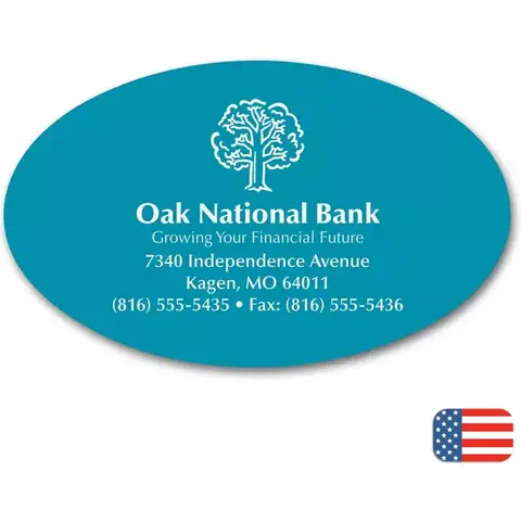 108859 - Custom Printed Oval Magnets