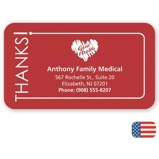 108866 - Custom Printed Thanks Magnets