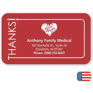 108866 - Custom Printed Thanks Magnets