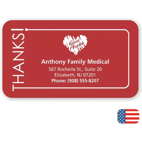 108866 - Custom Printed Thanks Magnets