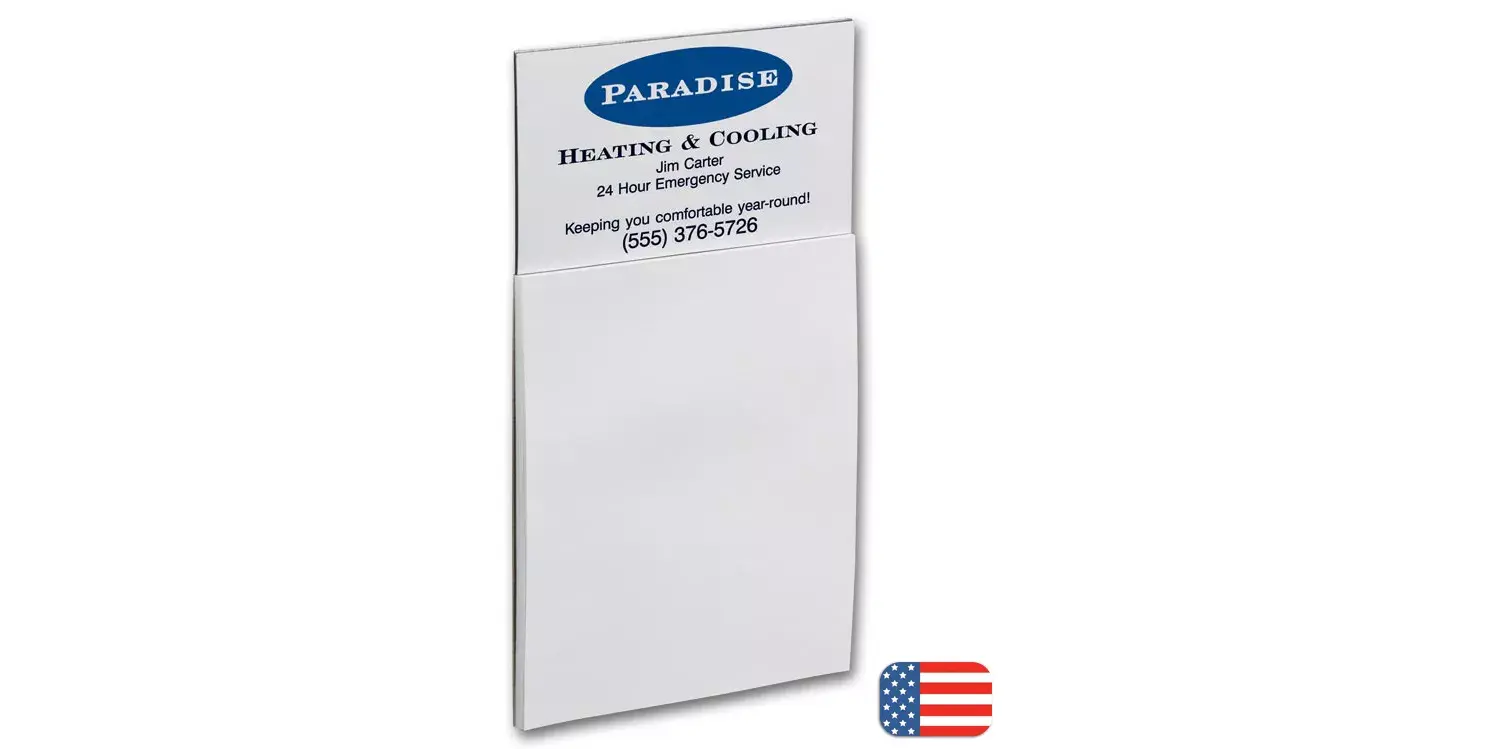 108680 - BIC Business Card Magnets with Notepad
