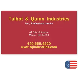 108762 - Custom Printed Jumbo Business Card Magnets