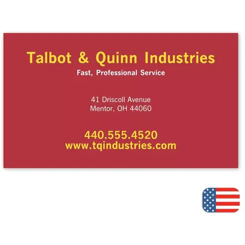 108762 - Custom Printed Jumbo Business Card Magnets