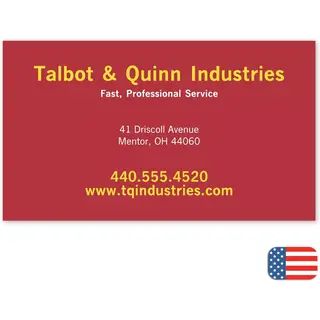108762 - Custom Printed Jumbo Business Card Magnets