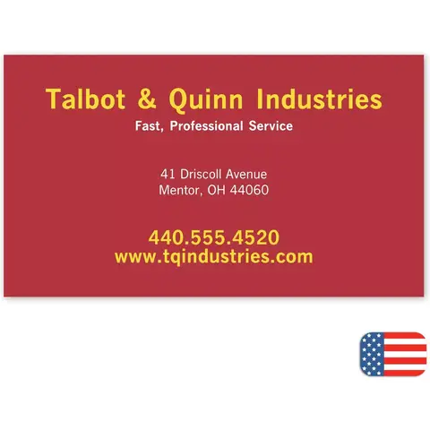 108762 - Custom Printed Jumbo Business Card Magnets