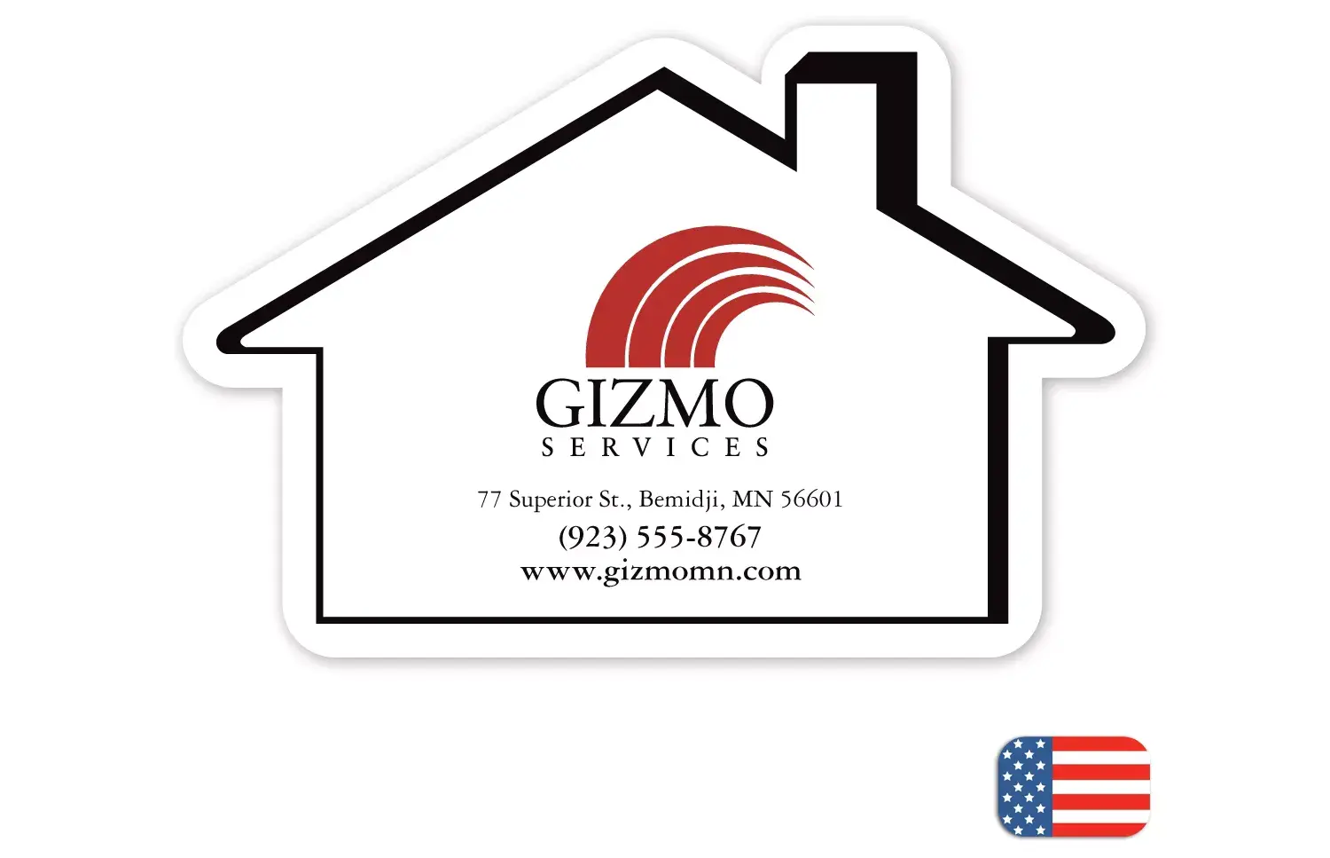 108760 - Custom Printed House Magnets