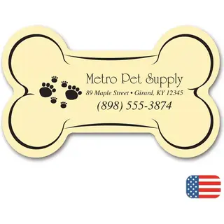 Custom Printed Dog Bone Magnets
