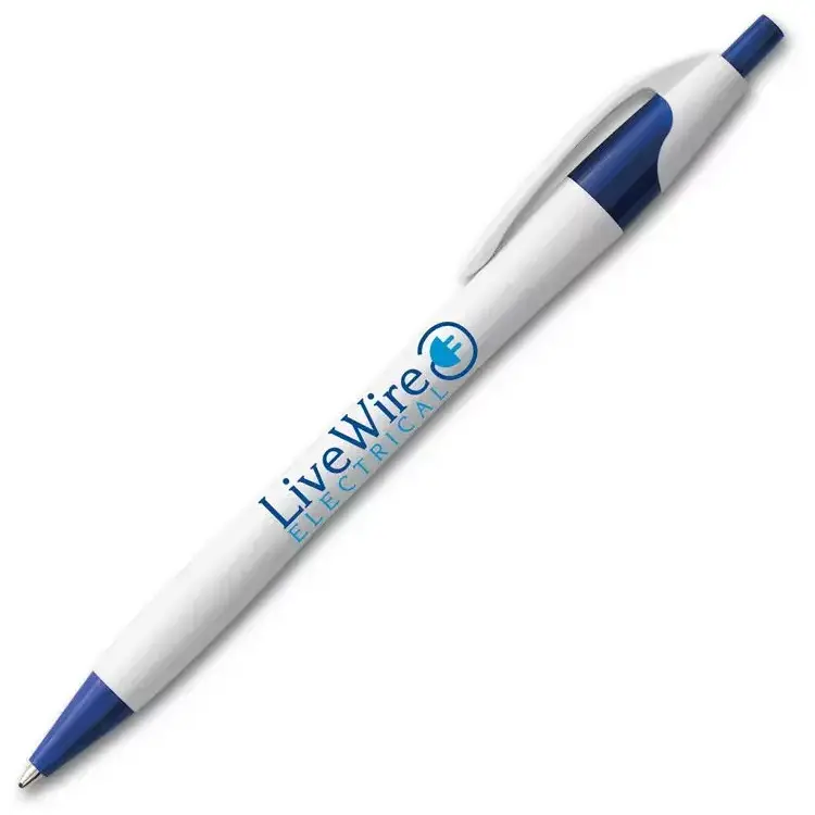 Custom Company Pen, White