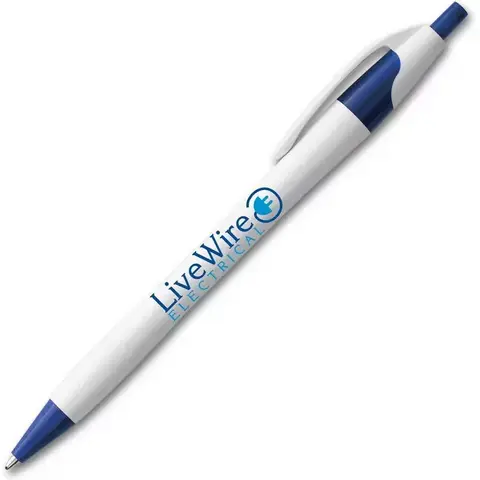 Custom Company Pen, White
