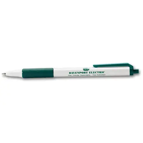 BIC® Clic Stic Pen with Logo & Color Rubber Grip