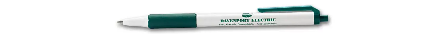 BIC® Clic Stic Pen with Logo & Color Rubber Grip