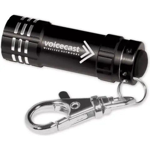 109521 - Custom Micro 3 LED Flashlight Key Chain