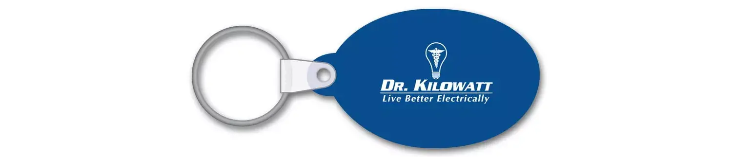 108920 - Custom Oval Key Tags