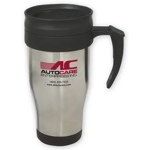 109099 - Personalized Stainless Steel Coffee Mugs with Logo