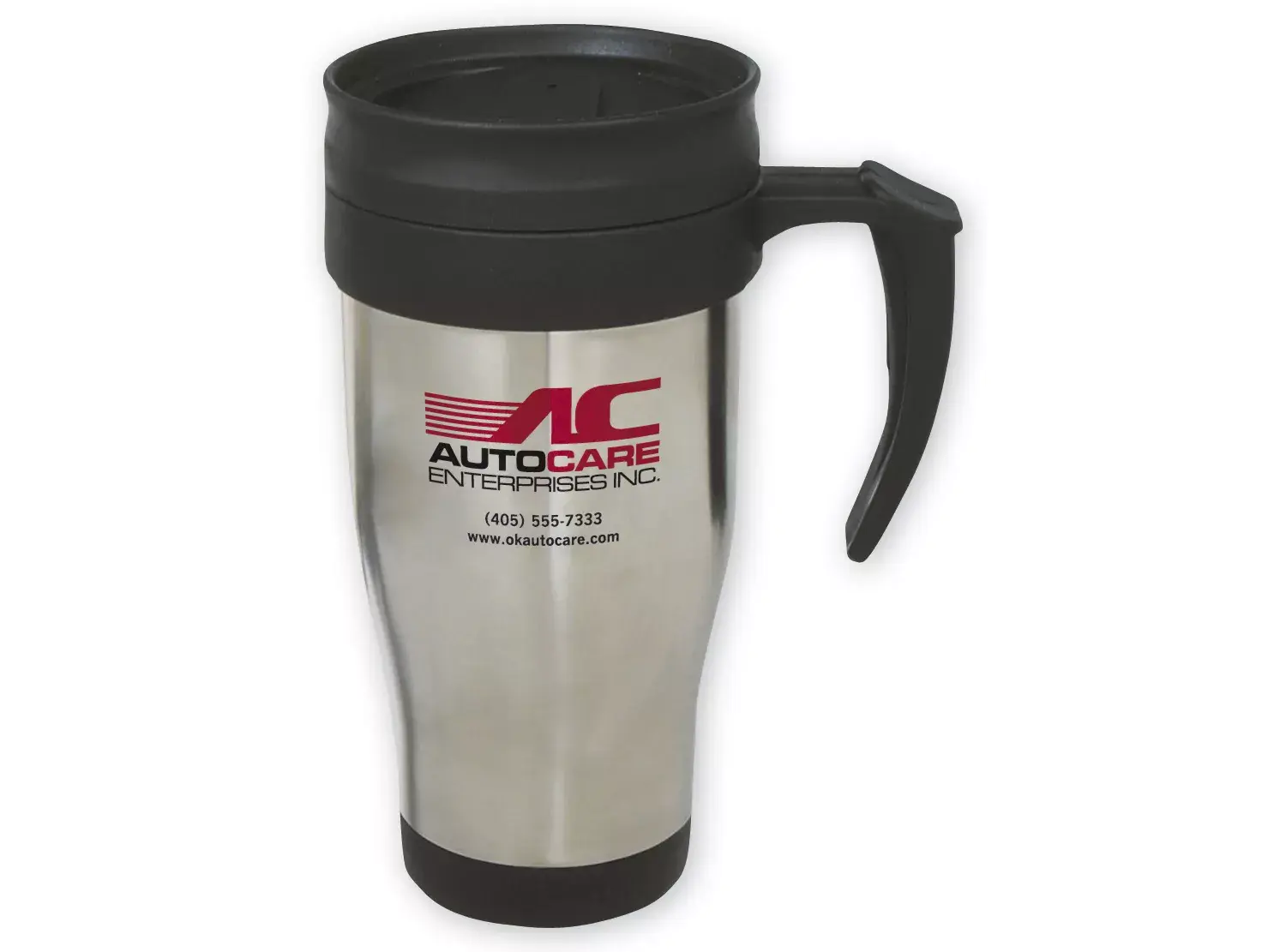 109099 - Personalized Stainless Steel Coffee Mugs with Logo