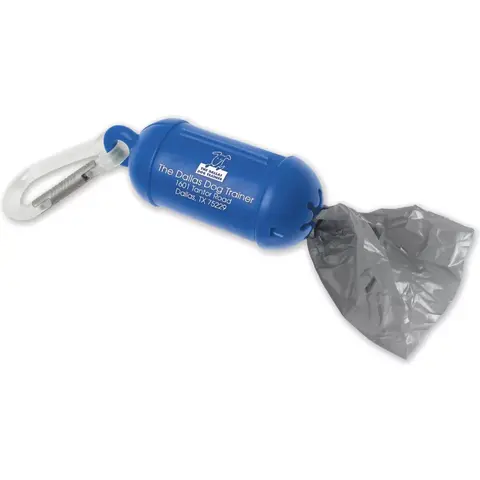 109289 - Custom Pet Waste Bag Dispensers with Carabineer