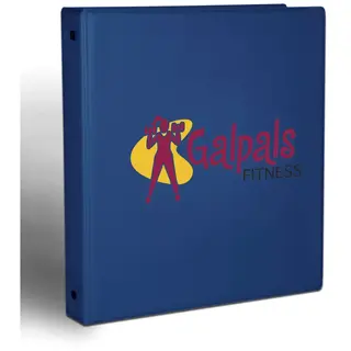 109475 - Custom Vinyl Binders with Logo, 1" Ring Size