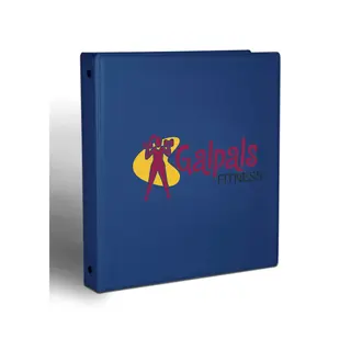 109475 - Custom Vinyl Binders with Logo, 1" Ring Size