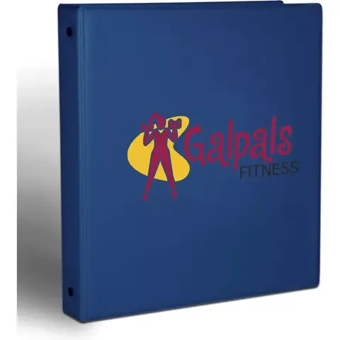 109475 - Custom Vinyl Binders with Logo, 1" Ring Size