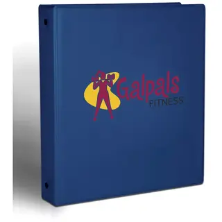 109476 - Custom Vinyl Binders with Company Logo, 1 1/2" Ring Size