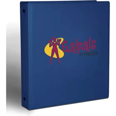 109476 - Custom Vinyl Binders with Company Logo, 1 1/2" Ring Size