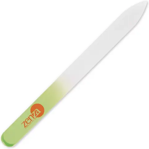 109480 - Custom Nail Salon Products: Glass Nail Files with Logo