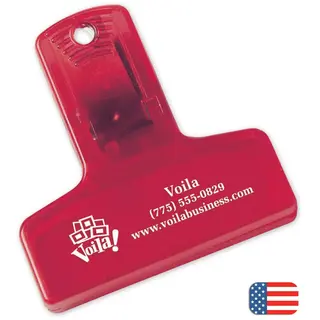 109239 - Custom Bag Clips with Business Logo