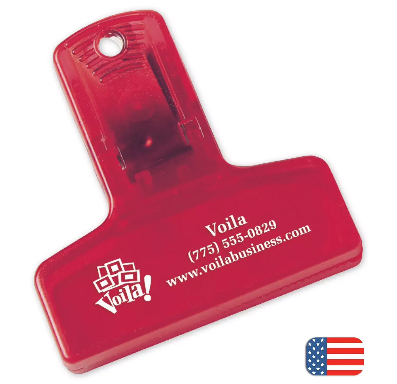 109239 - Custom Bag Clips with Business Logo