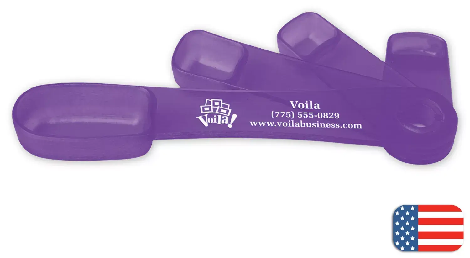 109240 - Custom Swivel Measuring Spoons with Business Logo