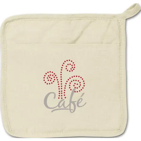 109746 - Custom Quilted Pot Holders with Business Logo