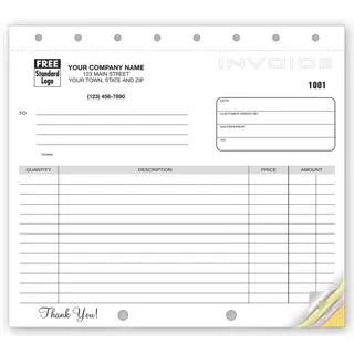 108 - Compact Carbonless Invoices