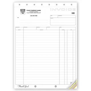 106 - Business Invoices, Carbonless Format
