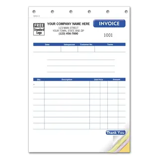 Compact Invoice with Copies