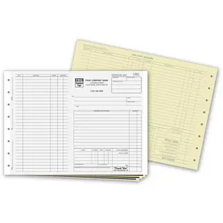 245 - Horizontal Carbon Copy Invoices