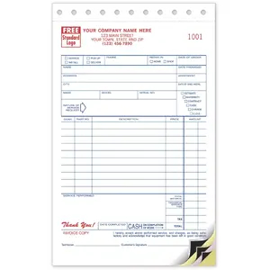 Carbon Copy Sales & Service Invoices