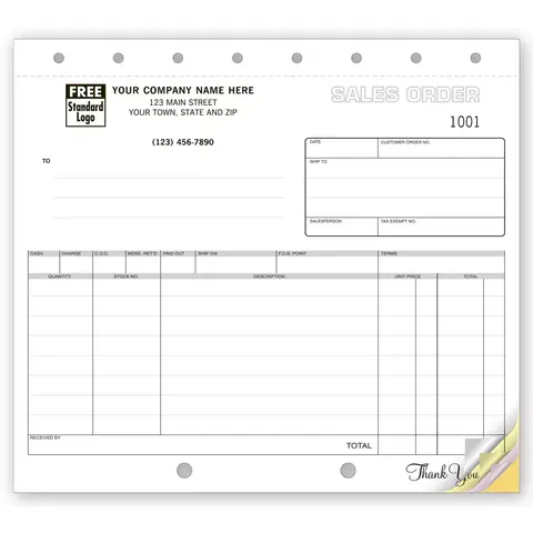52 - Compact Sales Order Forms