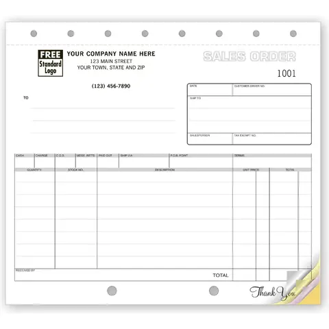 52 - Compact Sales Order Forms