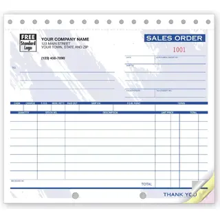 52T - Compact Color Sales Order Forms