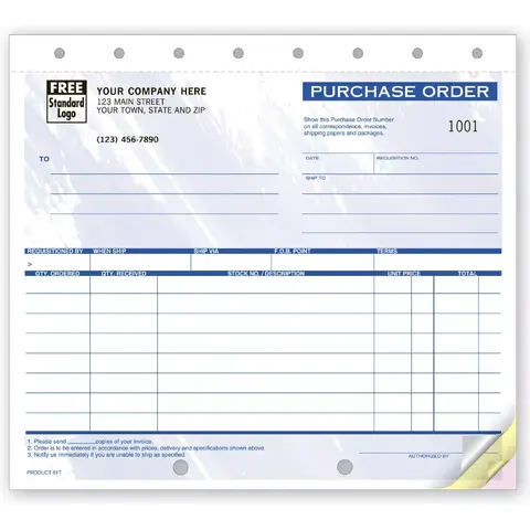 91T - Compact Purchase Orders - Color Collection