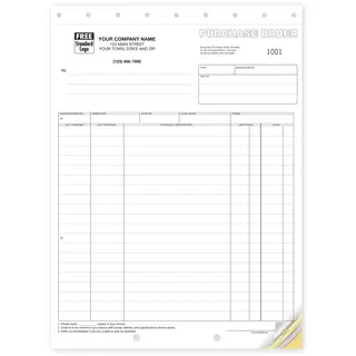 92 - Custom Printed Carbonless Purchase Orders