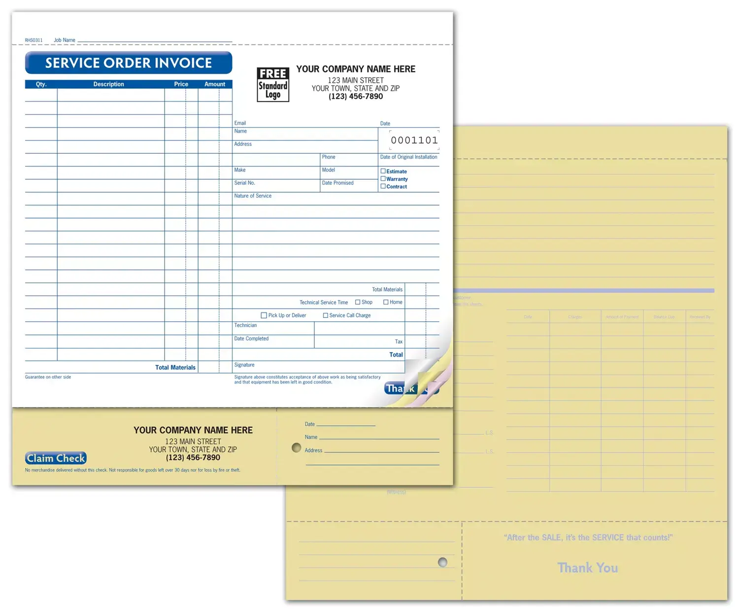 Large Service Order