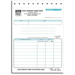 115 - Compact Carbon Copy Statements