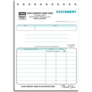 115 - Compact Carbon Copy Statements