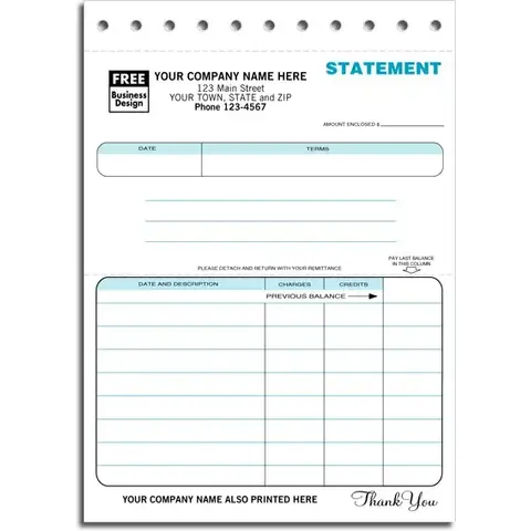 115 - Compact Carbon Copy Statements