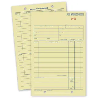 256 - Job Work Order Pads